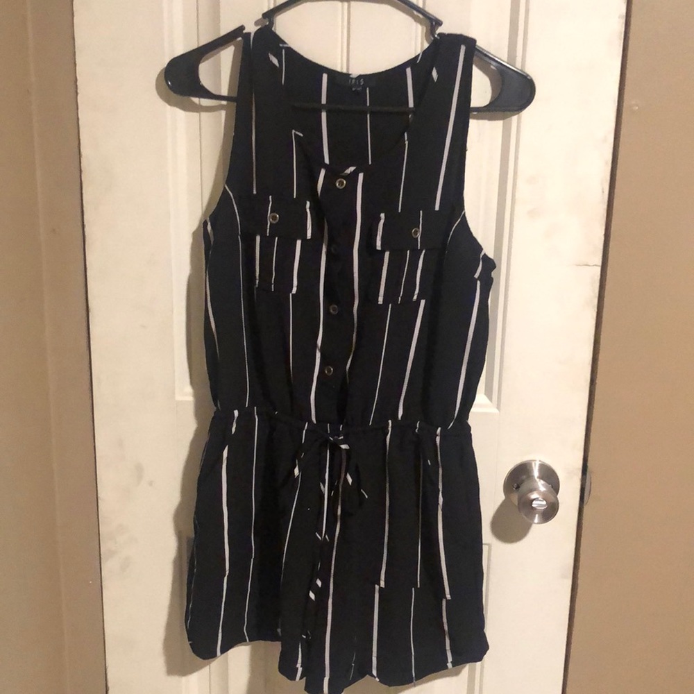 Striped romper